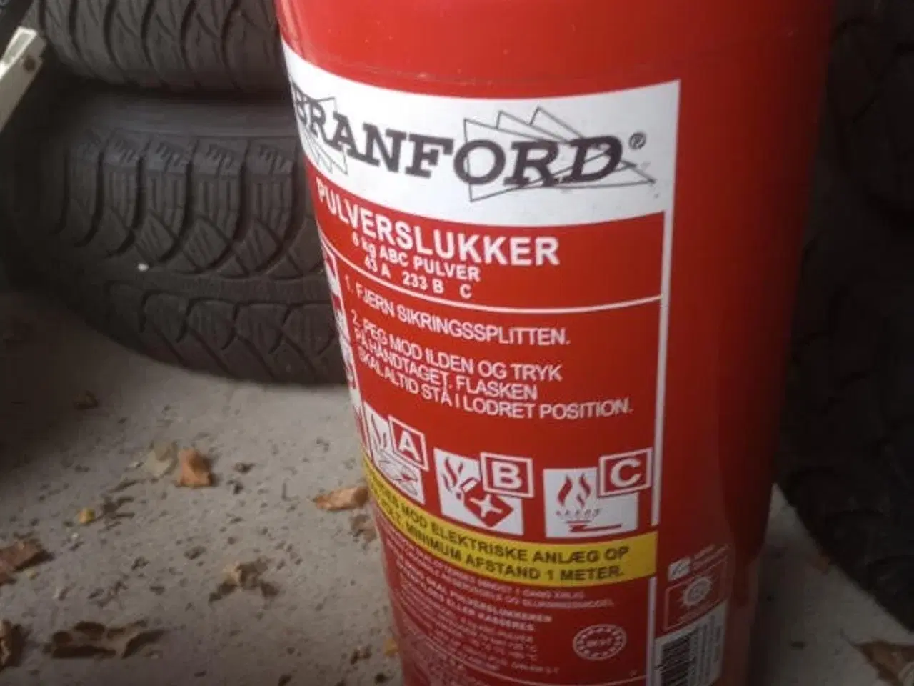 Billede 2 - 6 kg. branford brandslukker brugbar stand