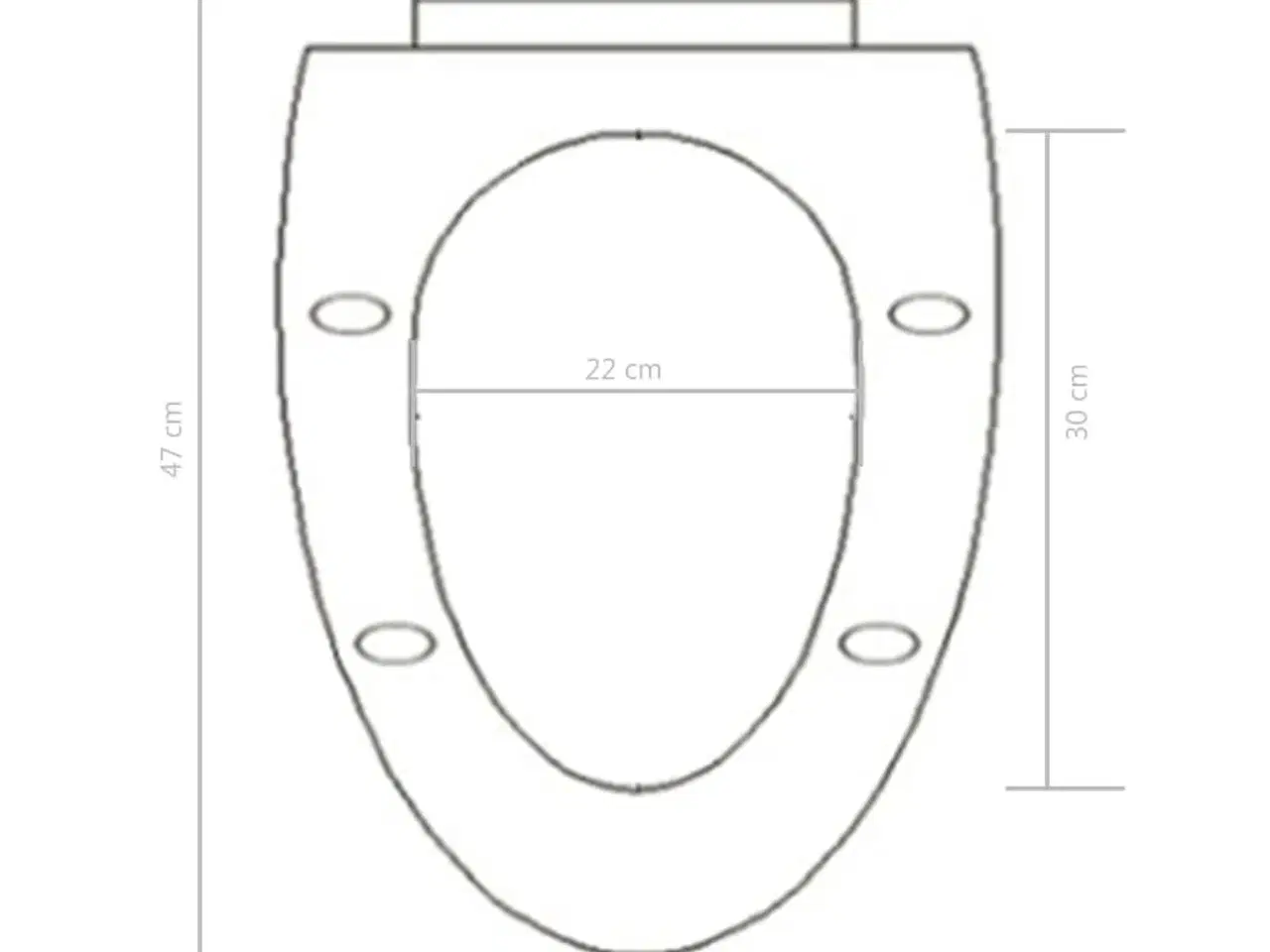 Billede 8 - Toiletsæde med soft-close og quick release-design hvid