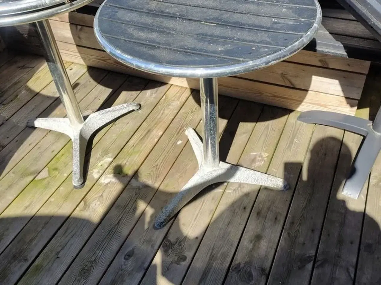 Billede 4 - Seks runde caféborde