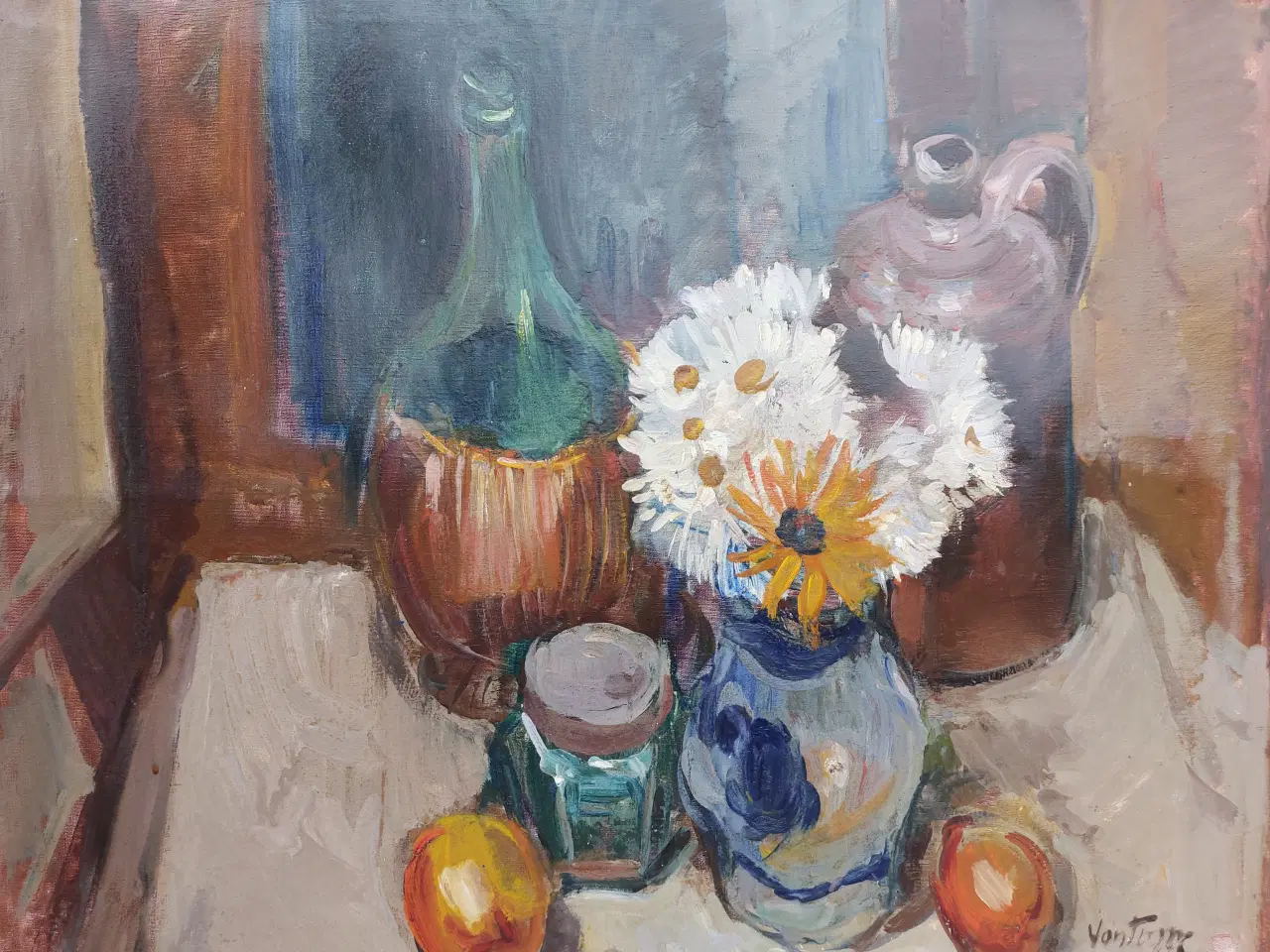 Billede 2 - MOGENS VANTORE - ( 1897 - 1977 )- oliemaleri