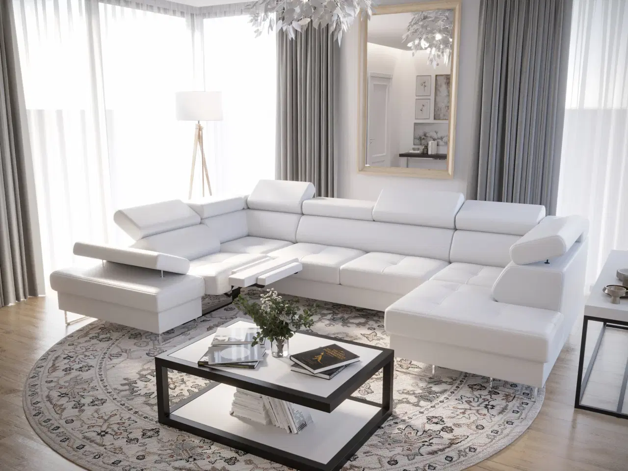 Billede 9 - GALAKSE MAX II RELAX HJØRNESOFA U 215x350x170