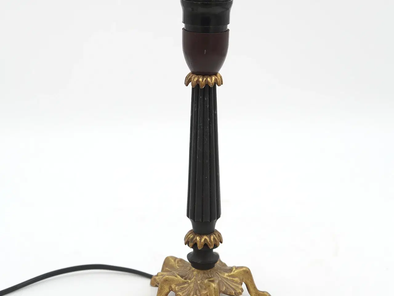 Billede 6 - Vintage sort/guld sengelampe 1940-60