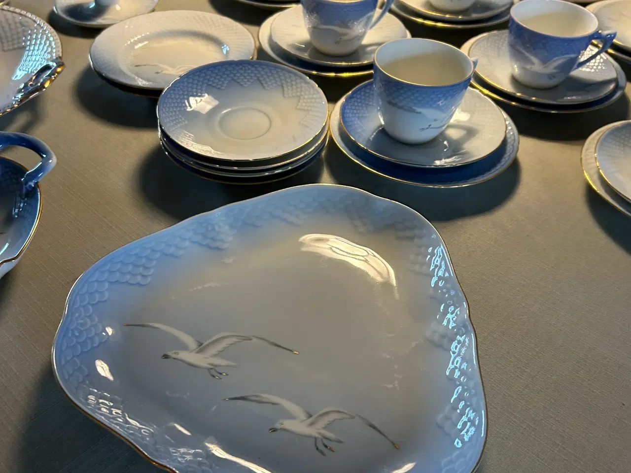 Billede 3 - Kaffemågestel med guldkant