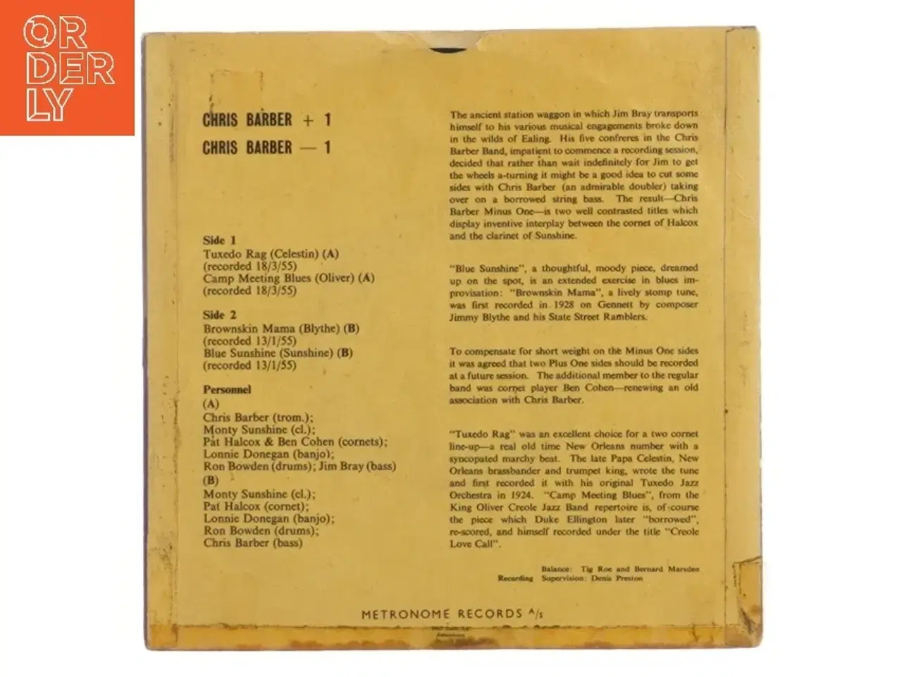 Billede 2 - Chris Barber Jazz Band EP