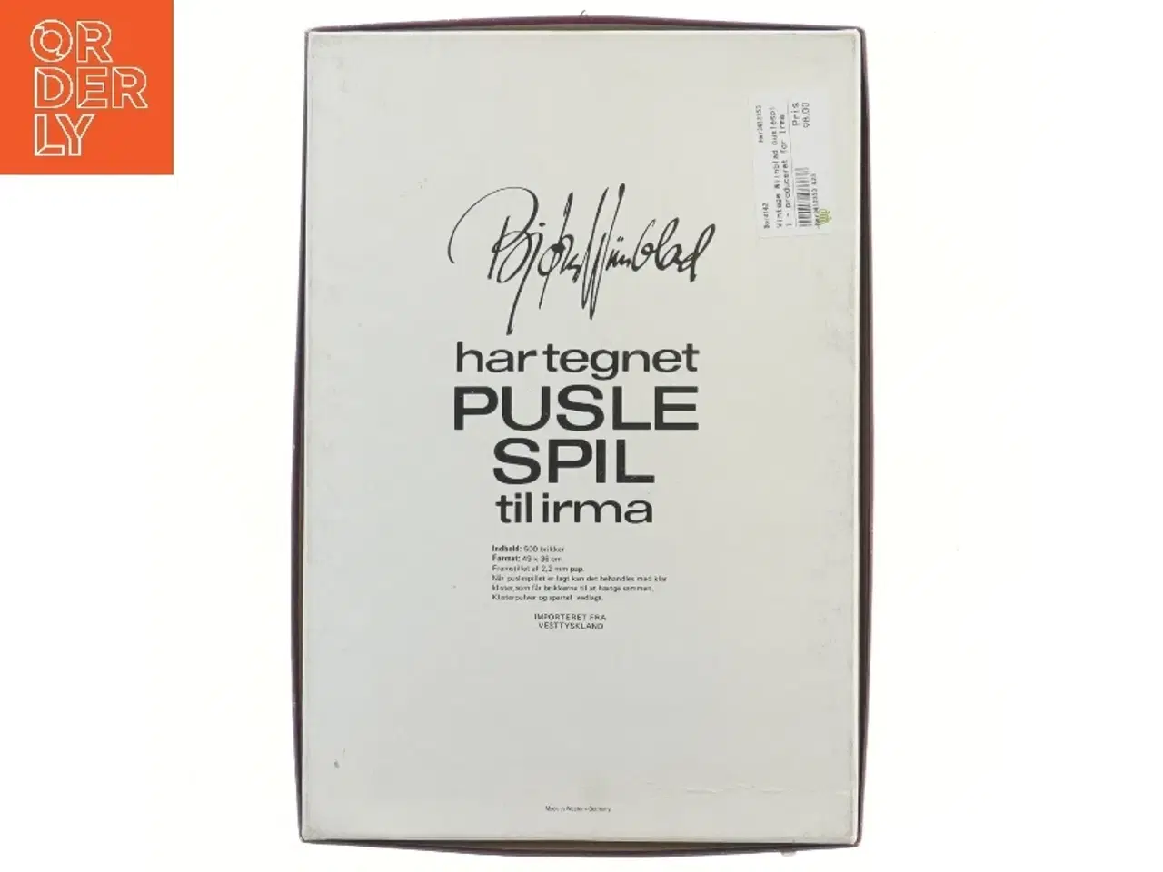 Billede 3 - Bjørn Wiinblad Efterår puslespil fra Bjørn Wiinblad (str. 500 brikker cm)