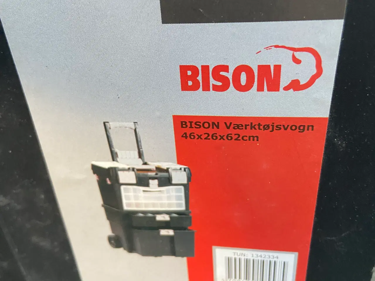 Billede 4 - Bison Væerktøjsvogn. 46x26x62cm.