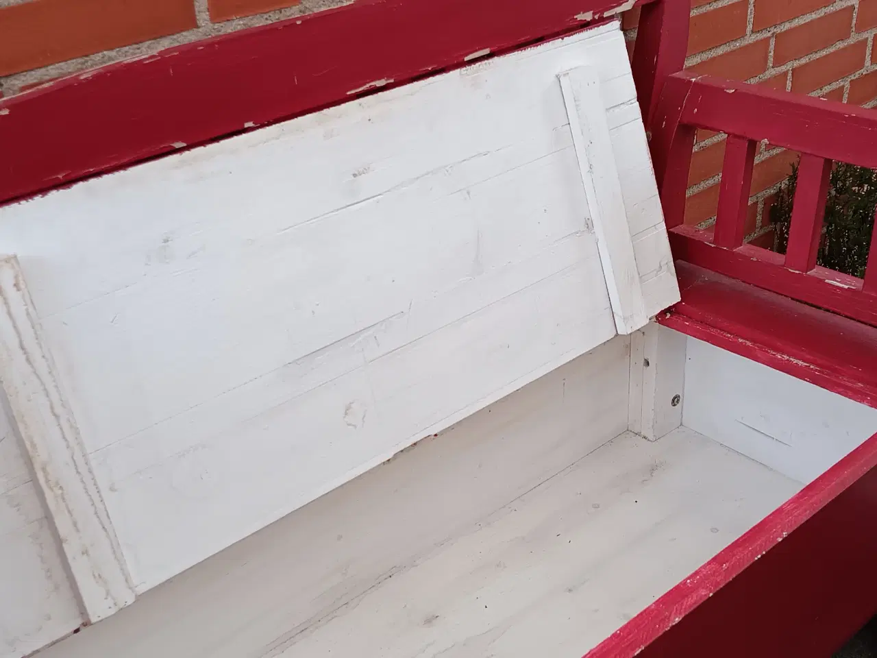 Billede 2 - Lille slagbænk med hynde