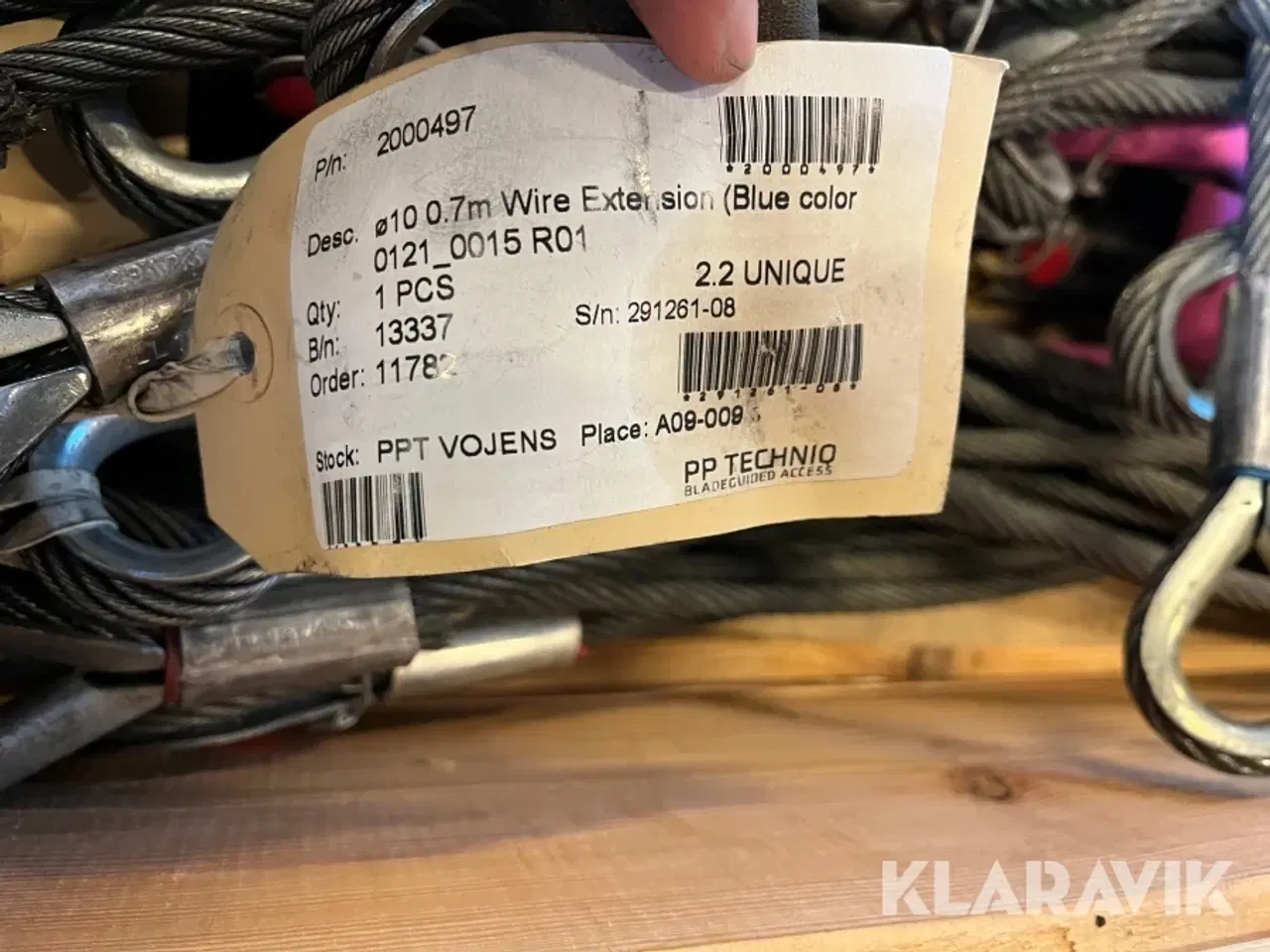 Billede 10 - Lot - wire, faldsikring og øvrigt 5 paller