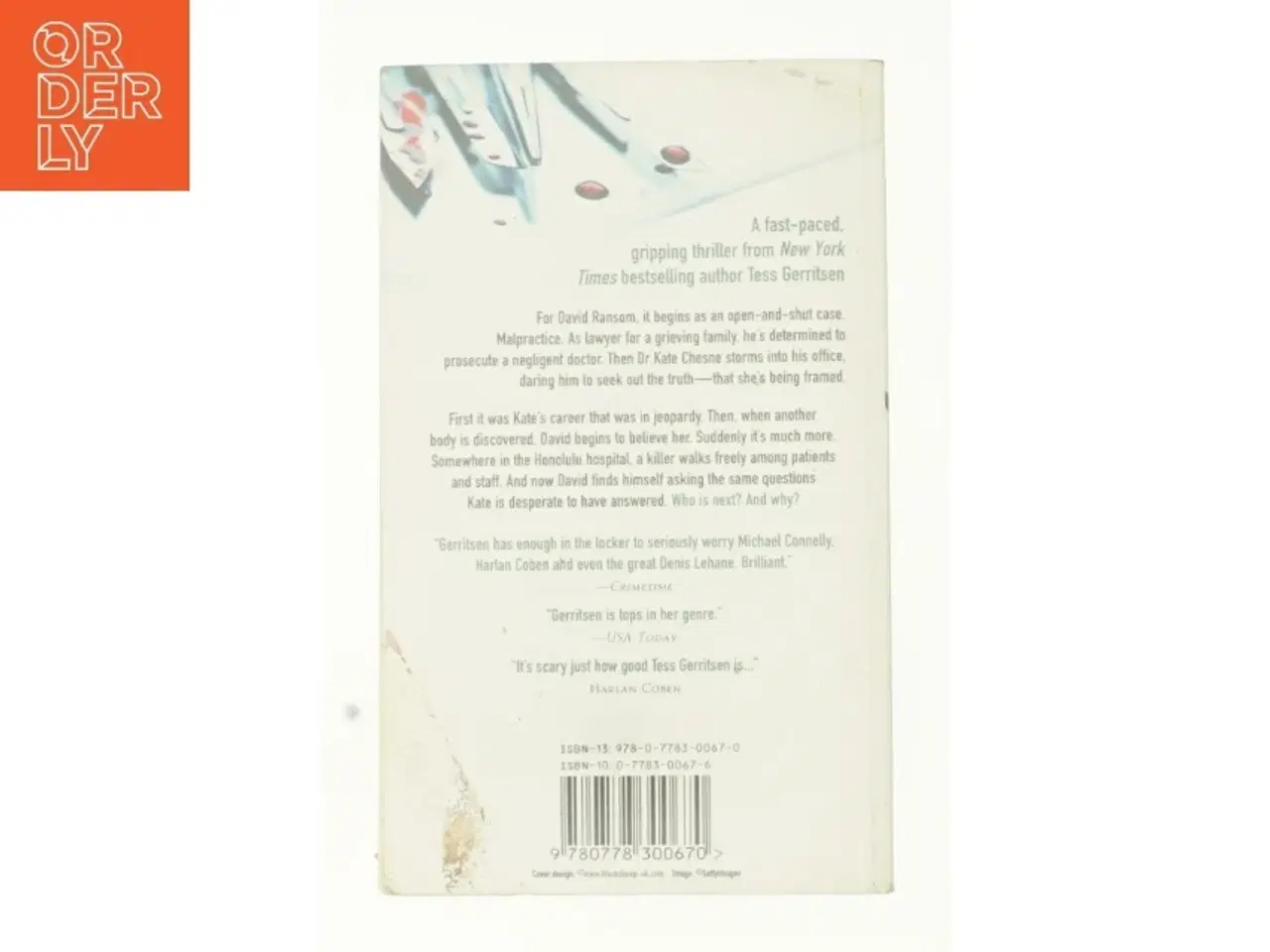 Billede 3 - Under the Knife by Tess Gerritsen af Tess Gerritsen (Bog)