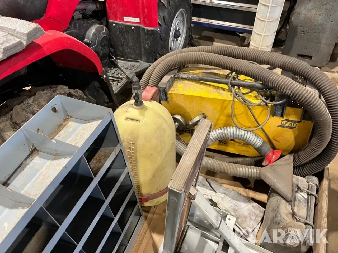 Billede 4 - Svejsesugemaskine ESAB Carryvac 2 med blandet tilbehør