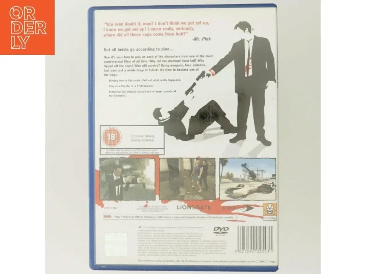 Billede 3 - Reservoir Dogs PlayStation 2 spil fra Eidos