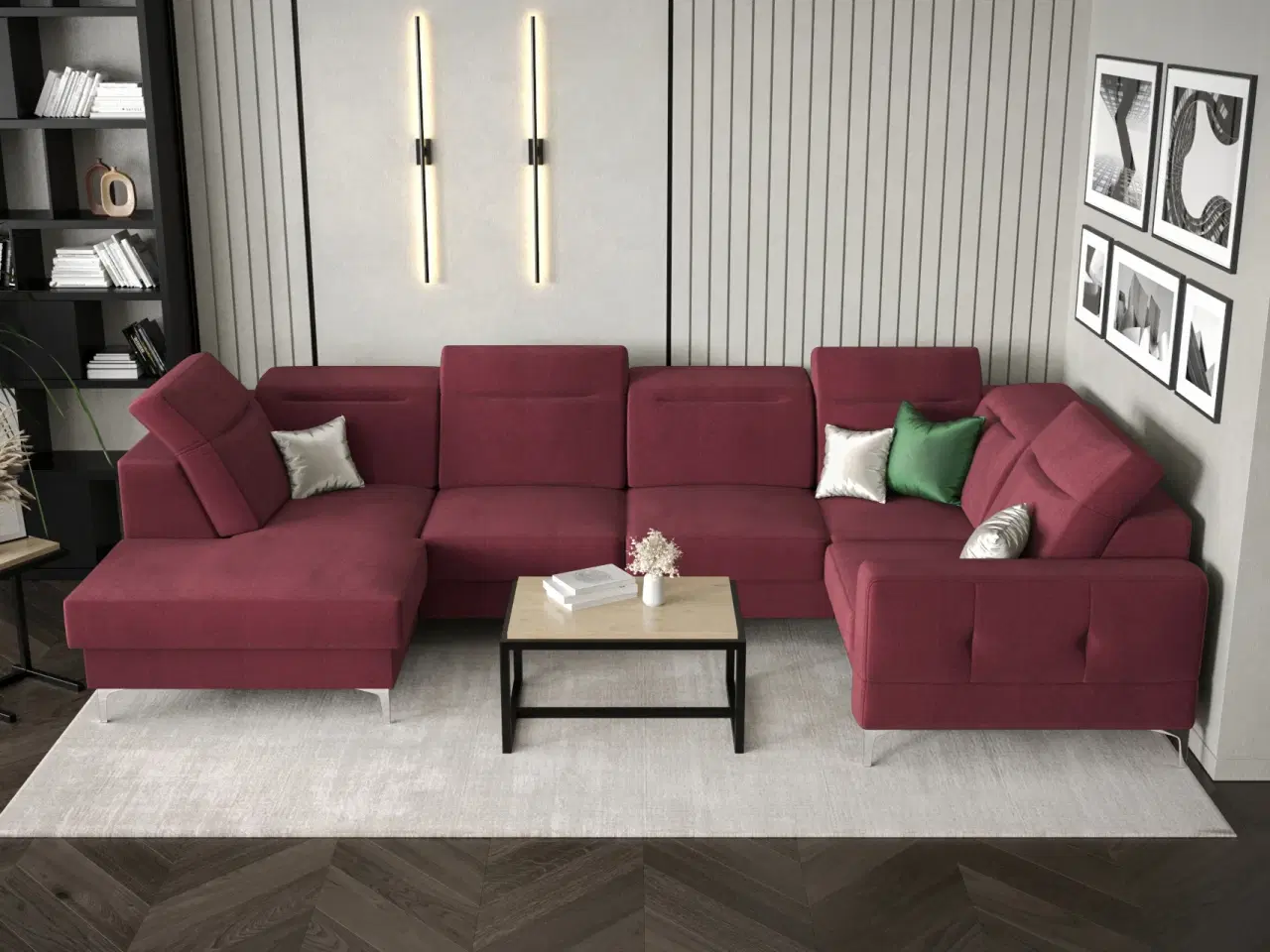 Billede 8 - MALI MAX II HJØRNESOFA 180x350x182 CM
