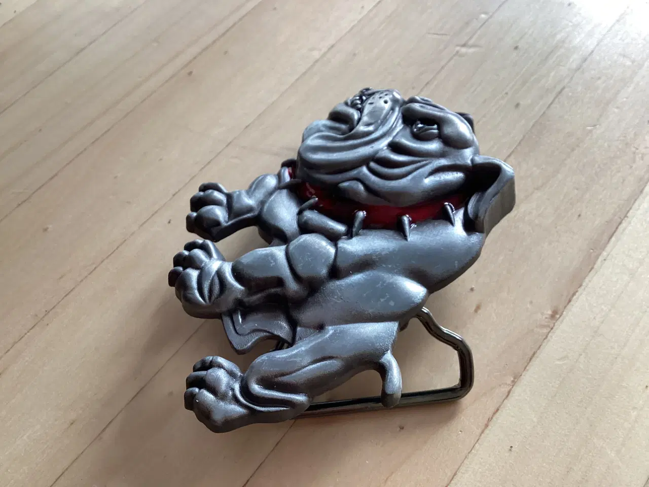 Billede 3 - Stort bælte spænde med Engelsk Bulldog 