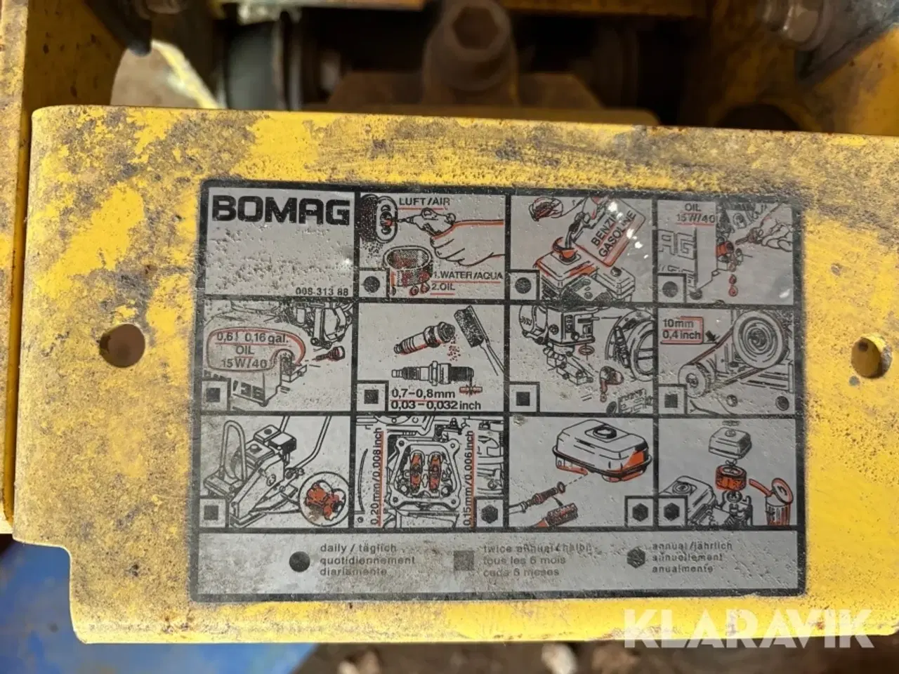 Billede 2 - Pladevibrator Bombag Bvp 18/45