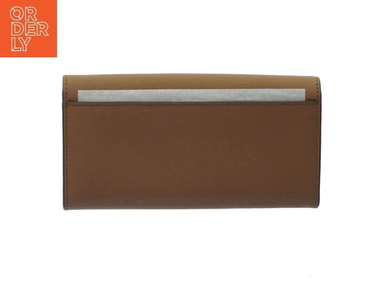 Billede 2 - Cognacfarvet dame læderpung Jet Set fra Michael Kors (str. 19x10 cm)