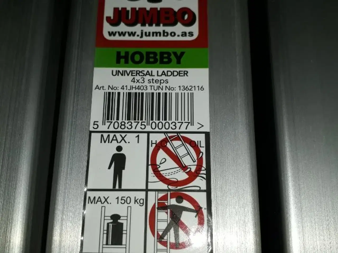 Billede 2 - Jumbo Hobby Universal stige