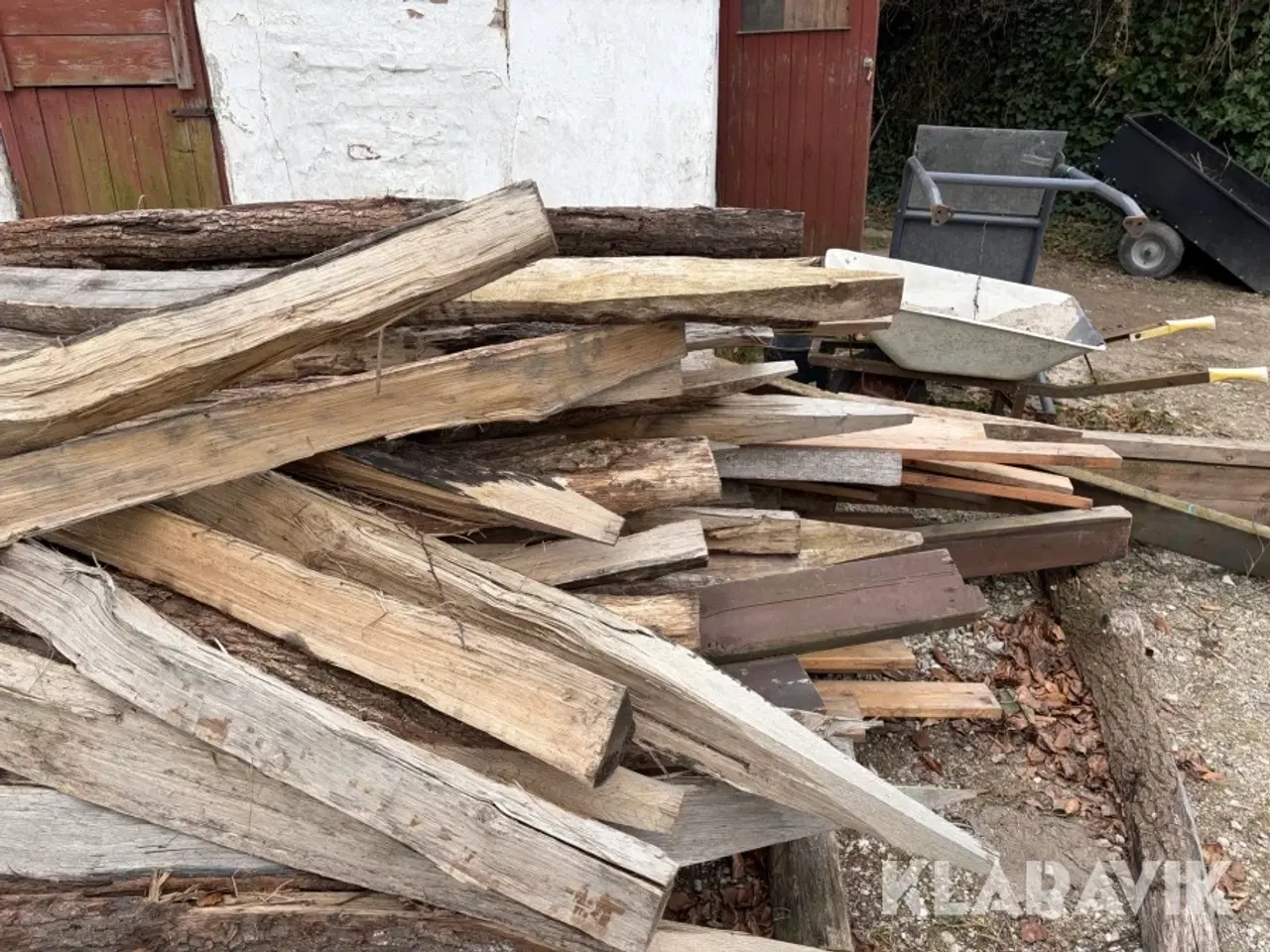 Billede 8 - Hegnspæle Egetræ kvarte - 40 styk