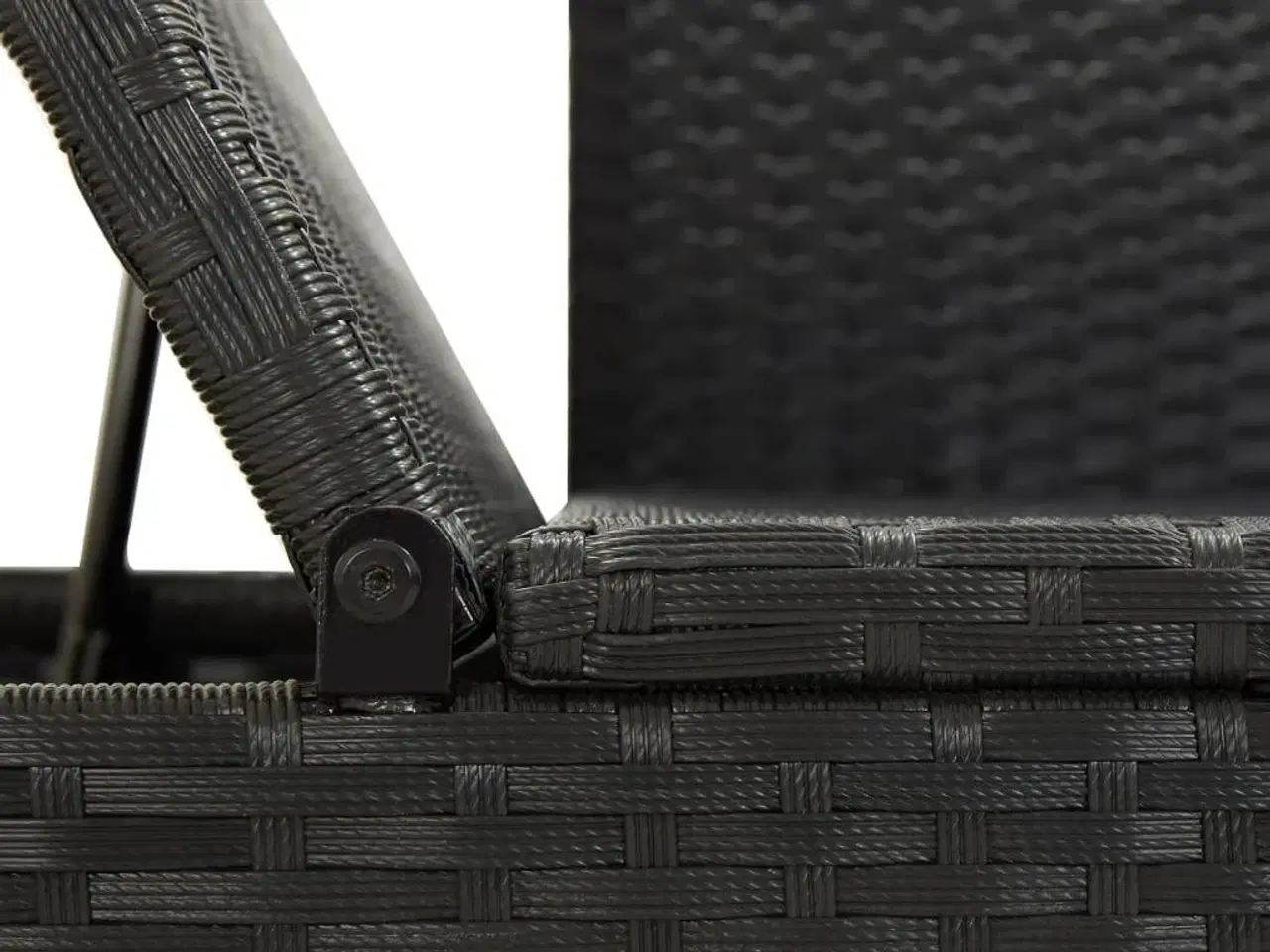 Billede 9 - Solseng med hynder polyrattan sort