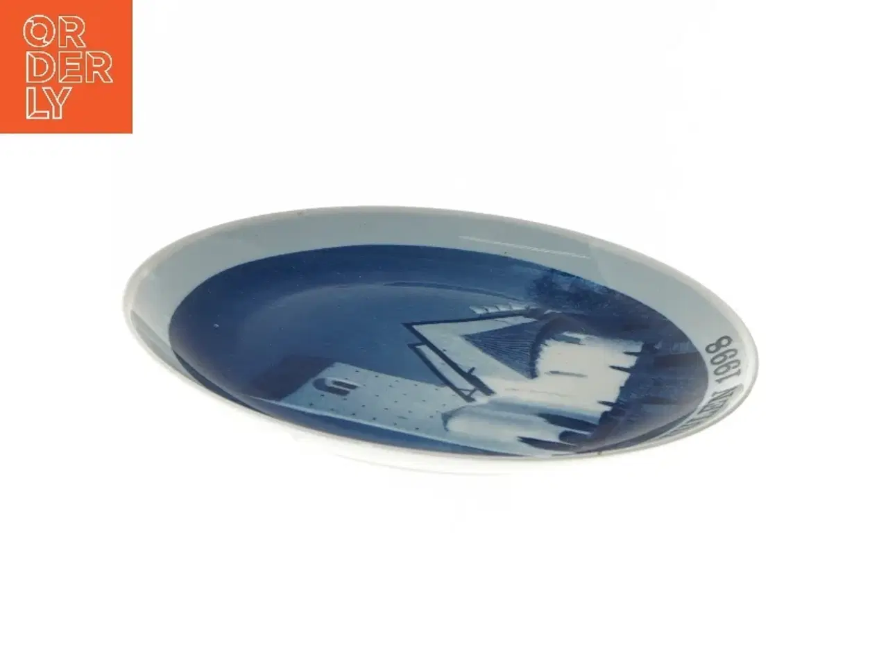 Billede 3 - Juleplatte 1998 Veng Kirke fra Scan Lekven Design (str. Ø 19,5 cm)