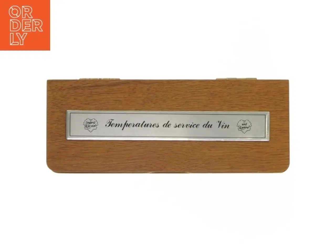 Billede 5 - Trætermometer til vin (str. 17x6,5 cm)