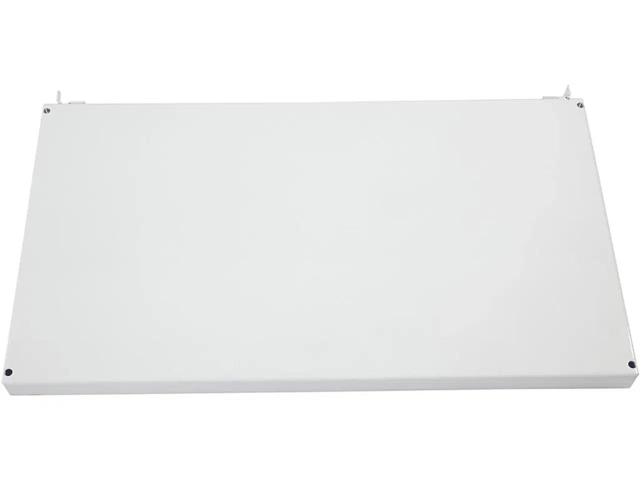 Billede 1 - Stilren hvid hylde 200x400 mm i malet metal