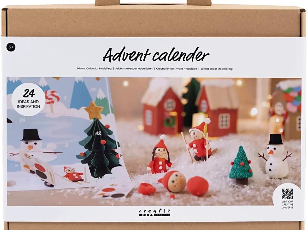 Billede 1 - Julekalender med 24 kreative projekter til børn