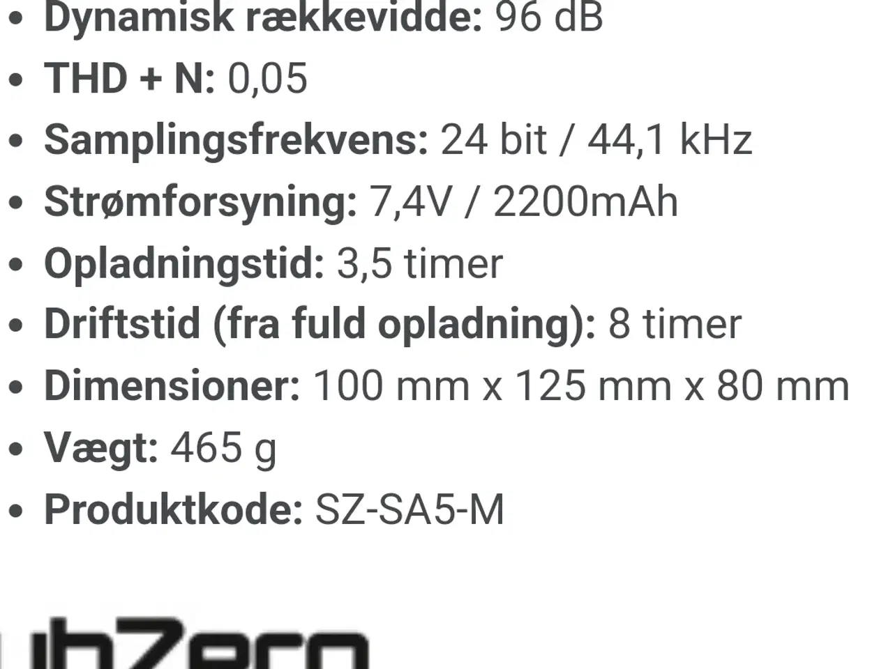 Billede 6 - SubZero Genopladelig Mikroforstærker Bluetooth Ubr