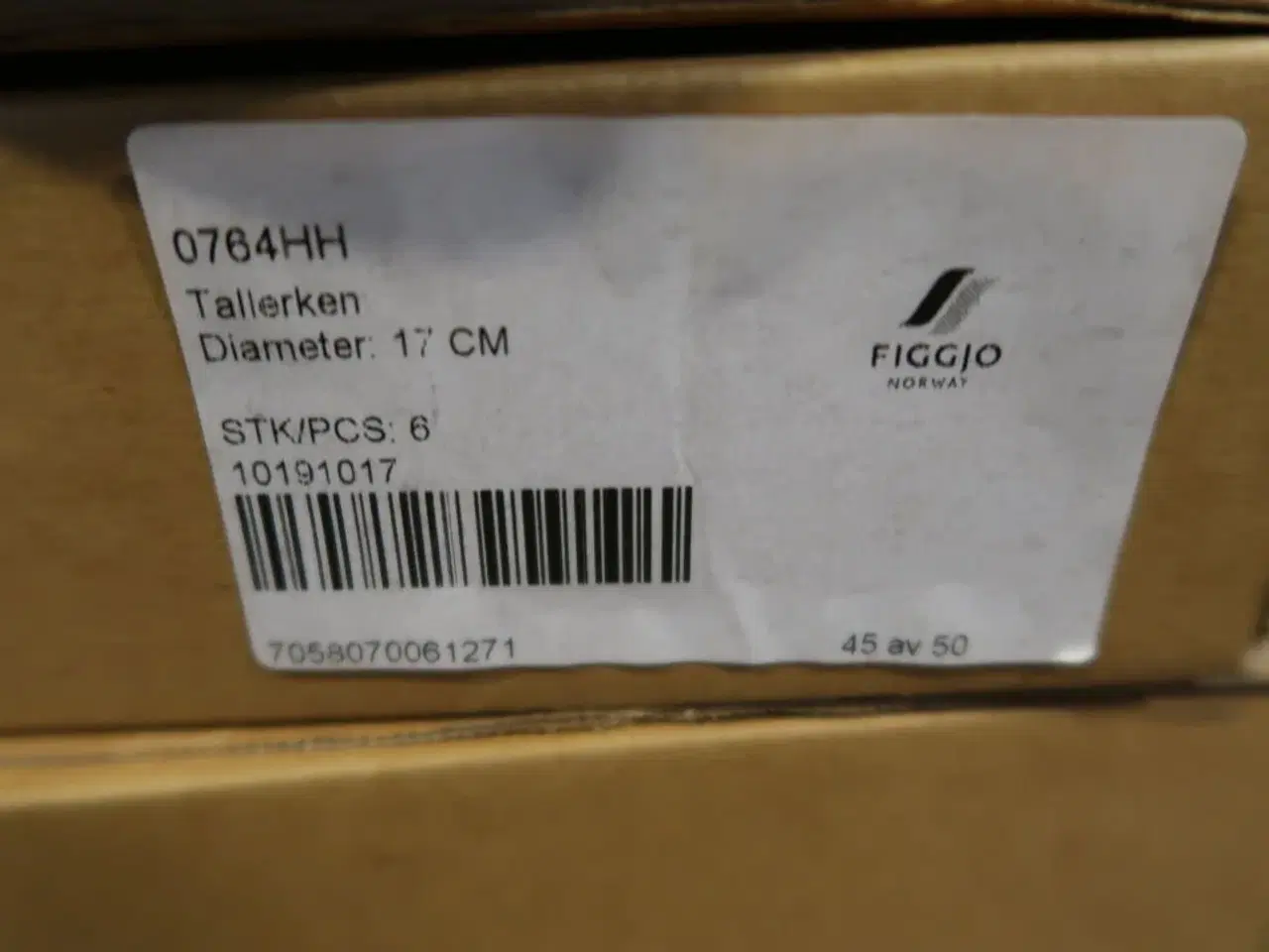 Billede 3 - 6 stk. Frokosttallerken 21 cm - Figgjo