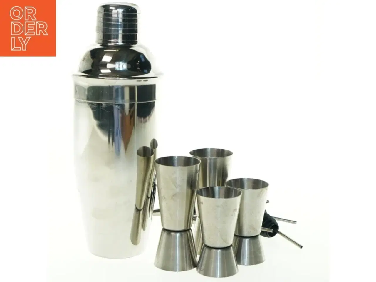 Billede 5 - Cocktail shaker sæt og tilbehør (str. 24x9 cm)
