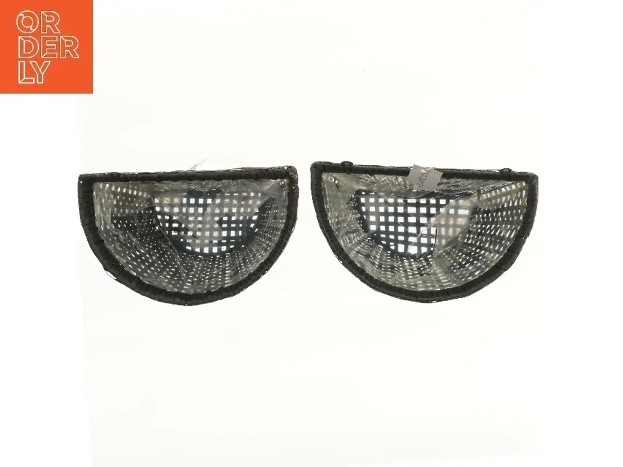 Billede 2 - To vægkurve i sort flet - nye og ubrugtr