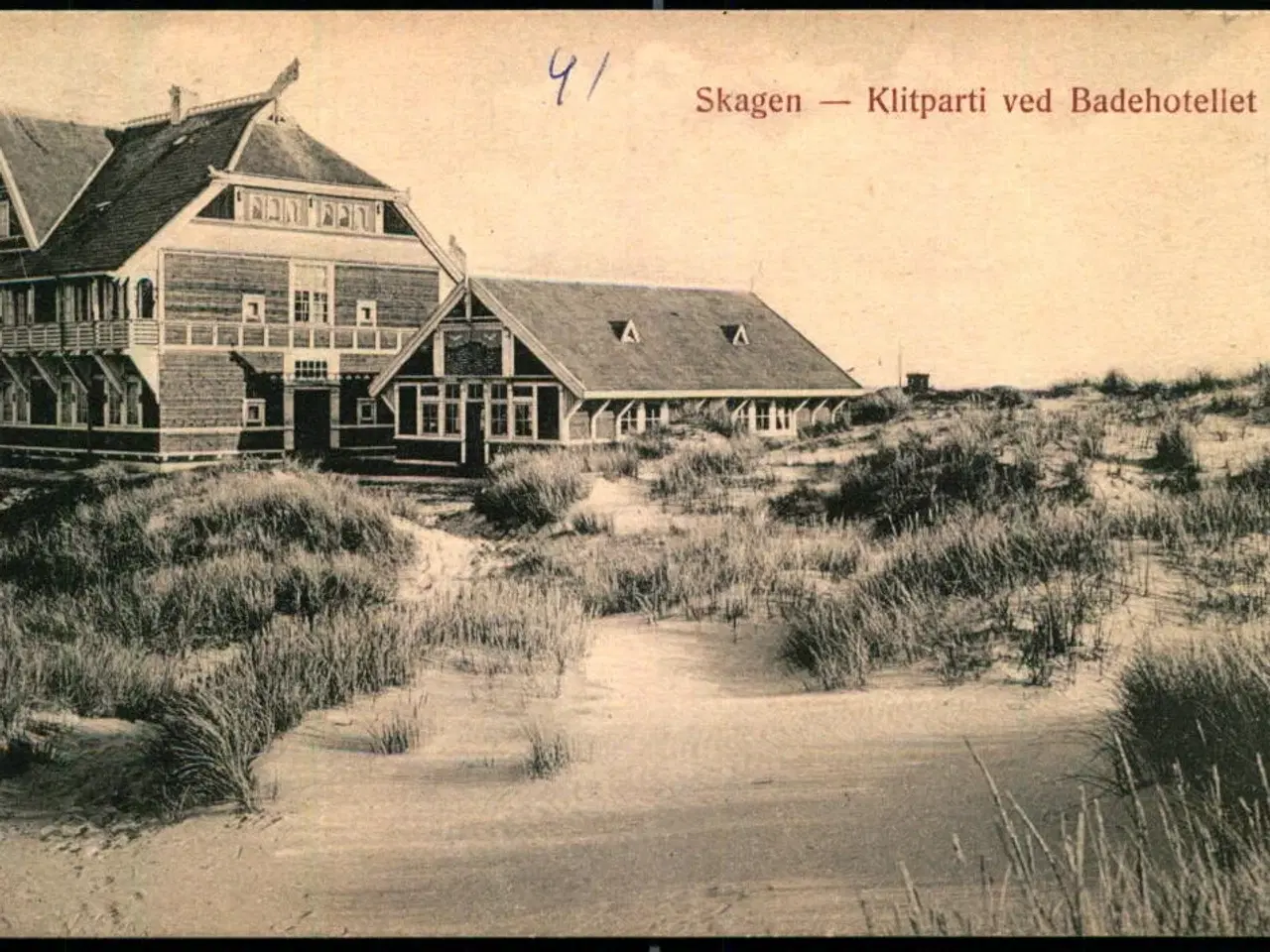 Billede 1 - Skagen - Klitparti ved Badehotellet - Knudstrup u/n - Brugt