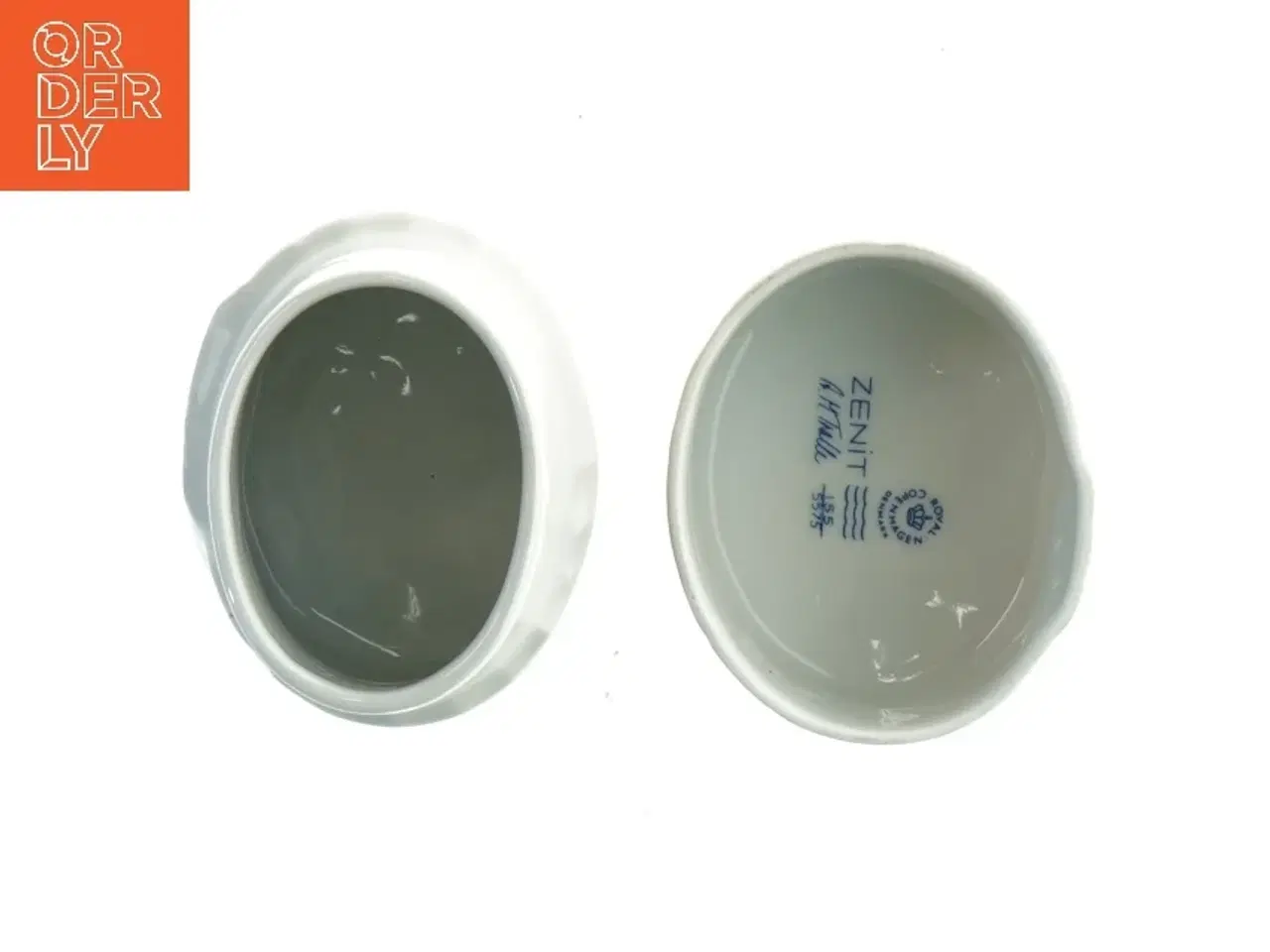 Billede 4 - Porcelænsbeholder med låg fra Royal Copenhagen (str. 8x7 cm)