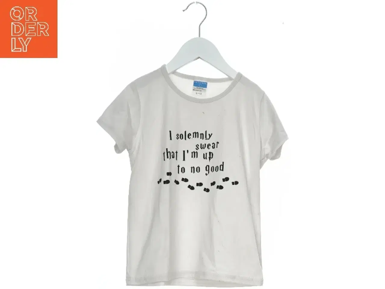 Billede 1 - Hvid T-shirt med tekst fra CX-Lai Wang (str. 158)