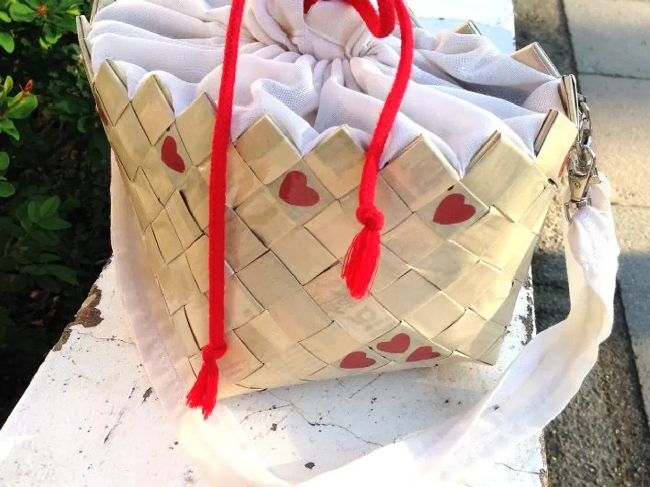 Billede 3 - Håndlavet hjertetaske - valentinsgave til kæresten