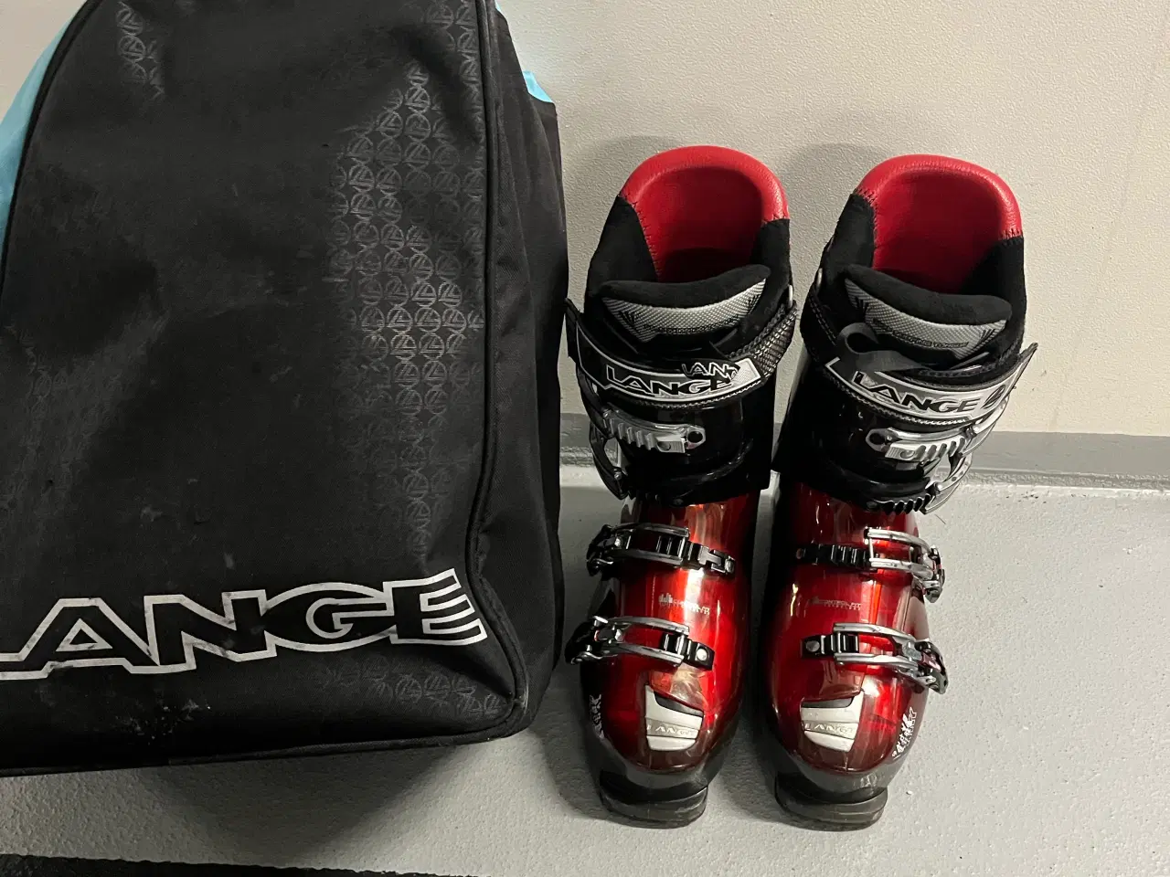 Billede 3 - Røde Lange slalomskistøvler 