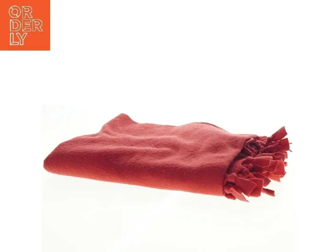 Billede 1 - Rød fleecetæppe