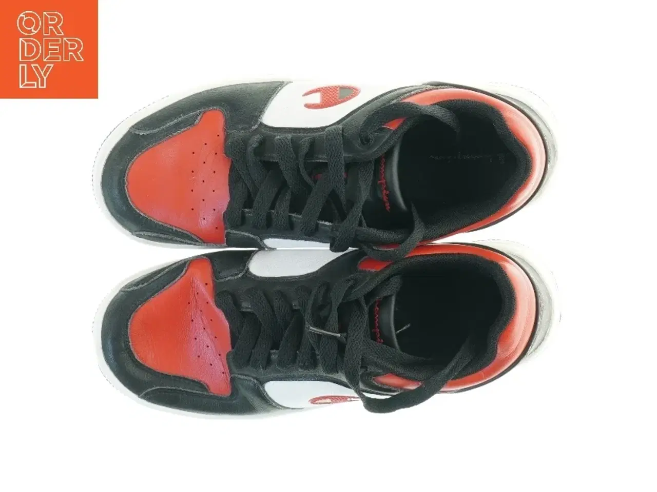 Billede 3 - Champion sneakers i sort, hvid og rød (str. 42)