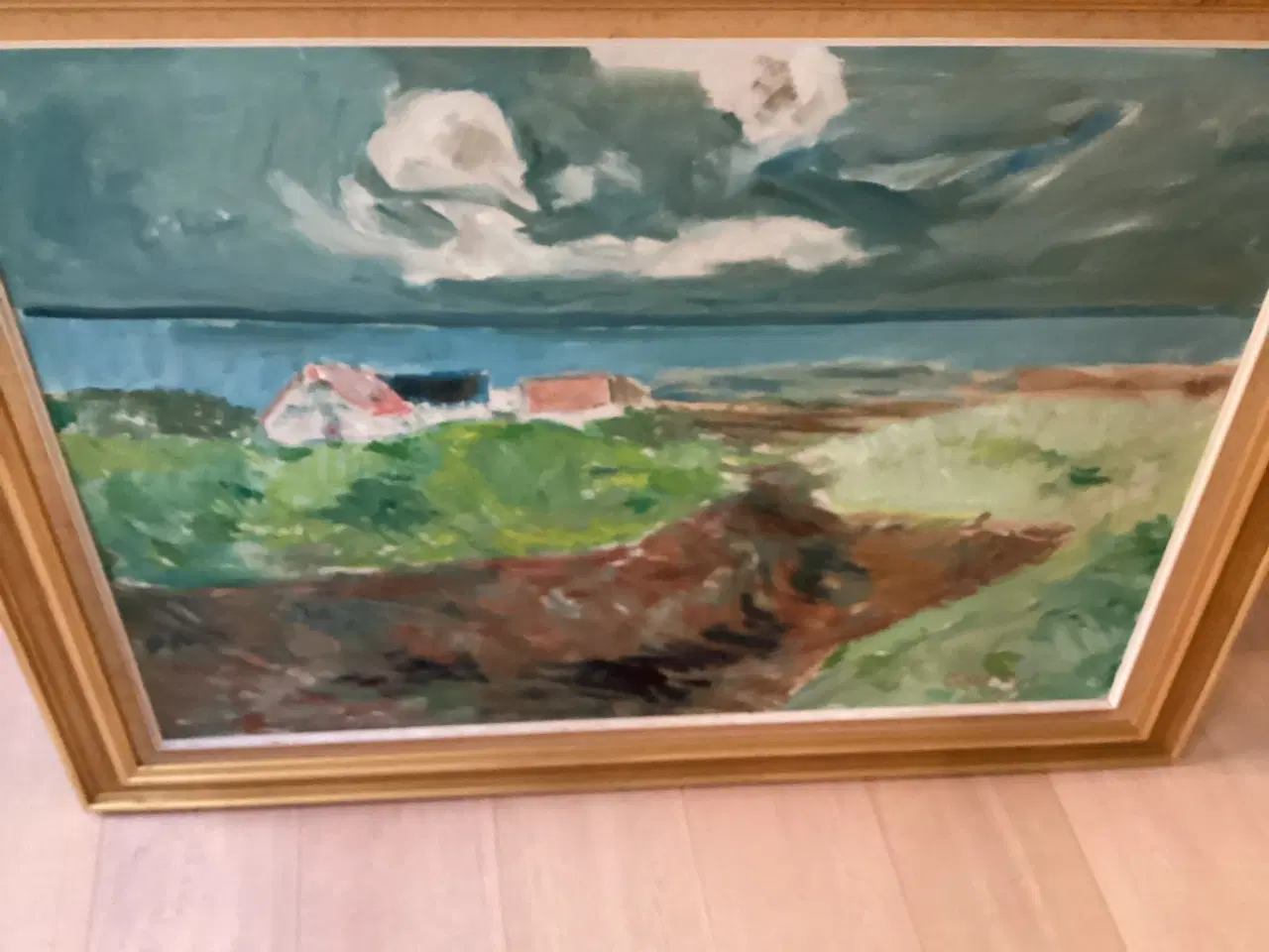 Billede 3 - Axel P Jensen. Olie på lærred.