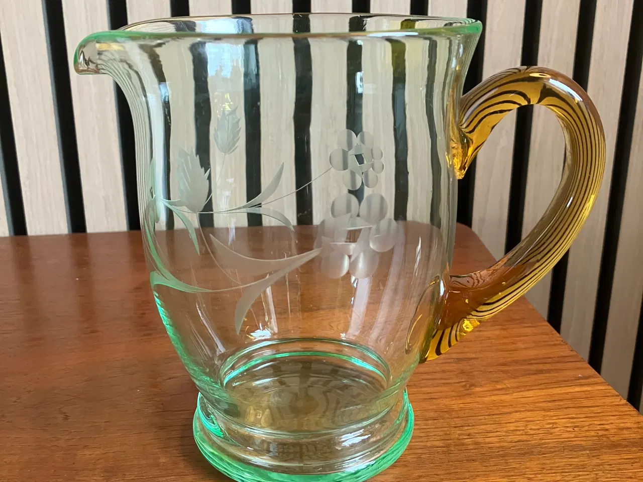 Billede 2 - Kande fra Kastrup i Art Deco stil kande i uranglas