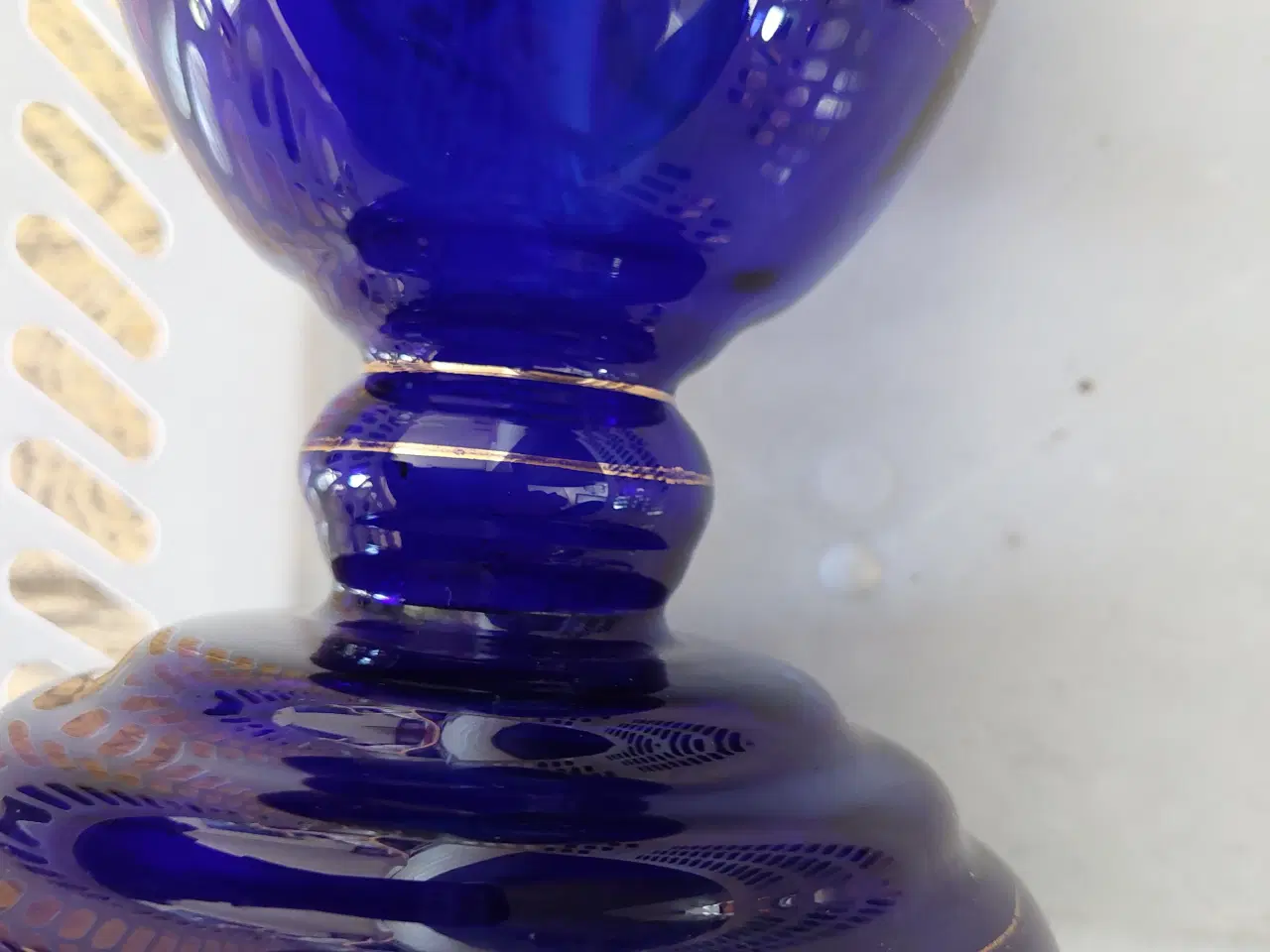 Billede 3 - antik krystal glas vase