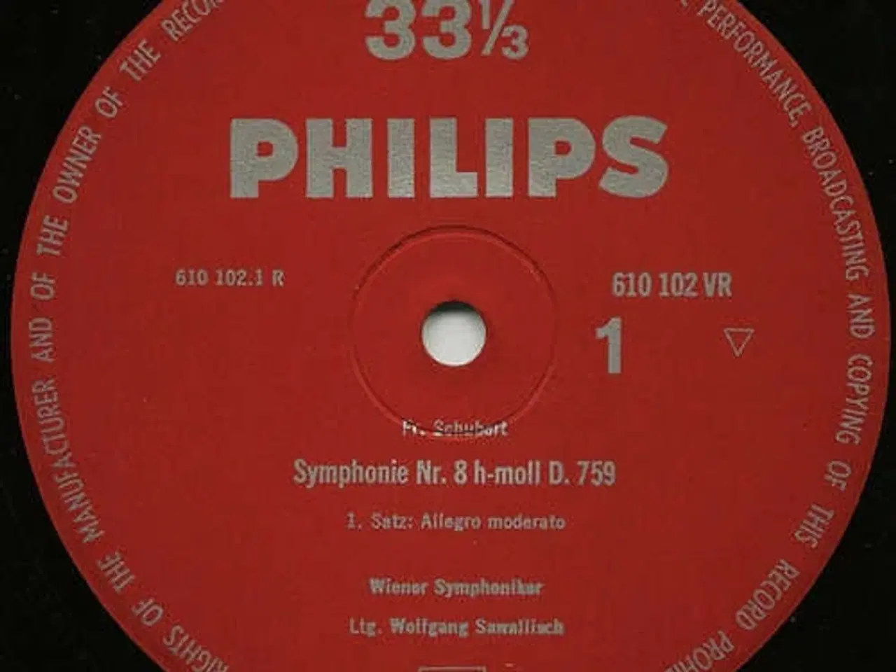 Billede 2 - Schubert: Meister symfonien, 2LP vinyl, Wiener