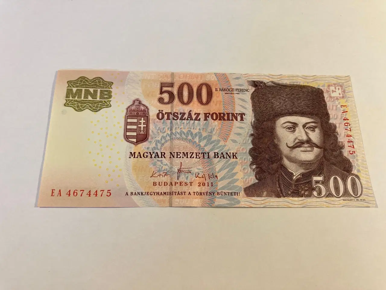 Billede 1 - 500 Forint Ungarn 2011