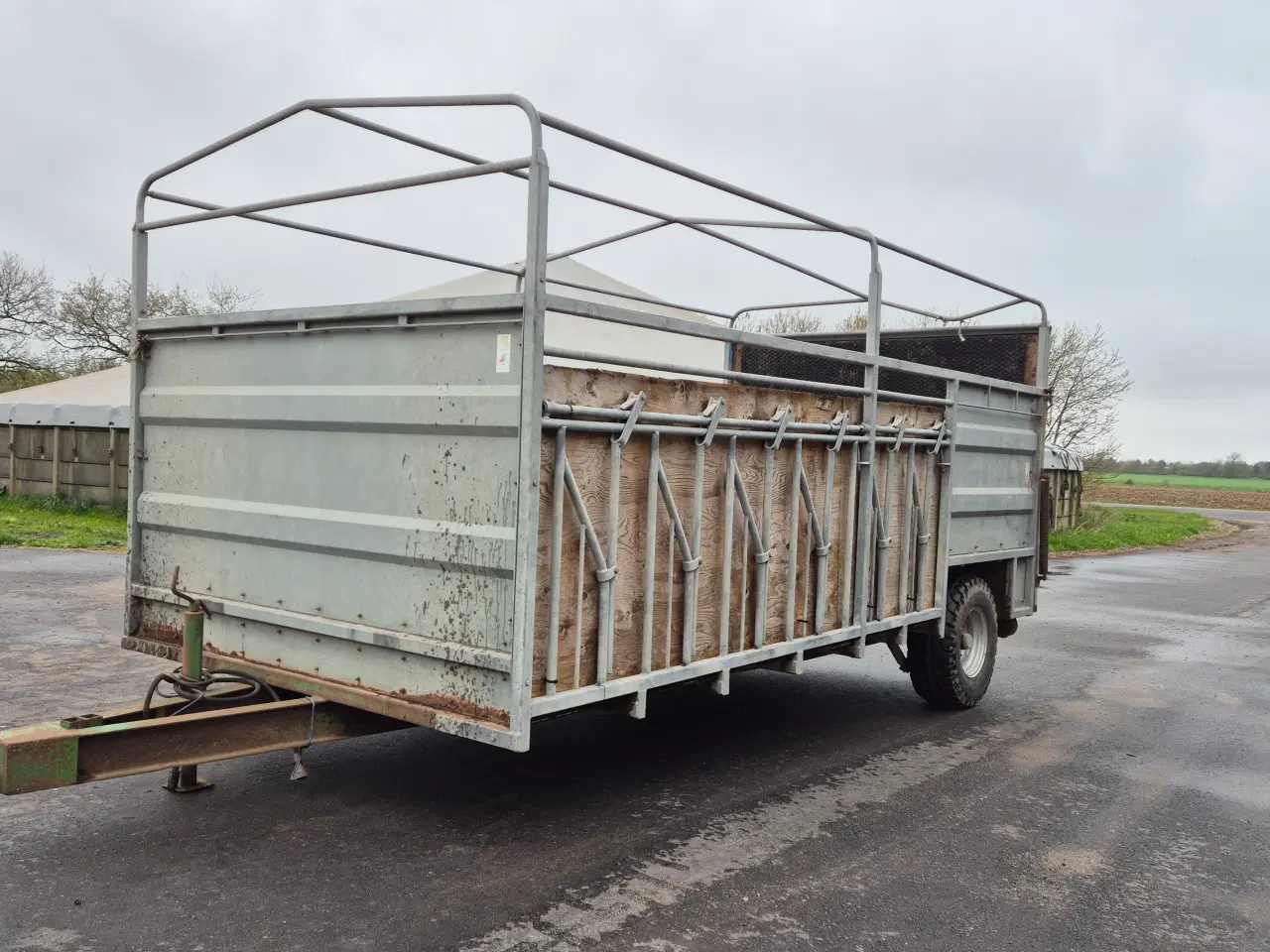Billede 1 - Kreaturvogn Galvaniseret