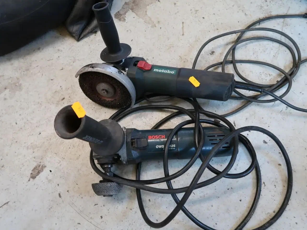 Billede 1 - 2 stk. vinkelslibere BOSCH GWS 125, METABO