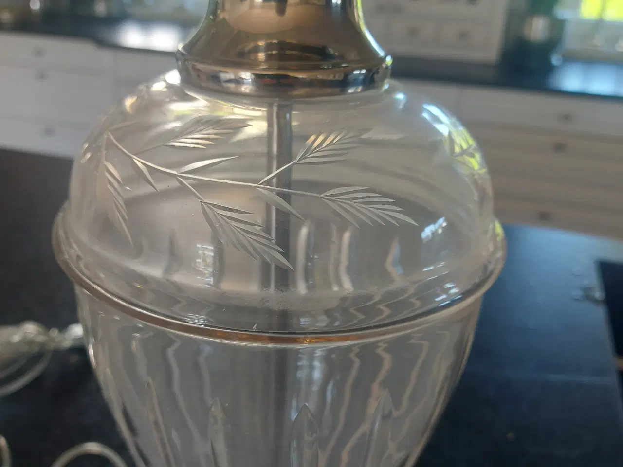 Billede 3 - glas bord lampe