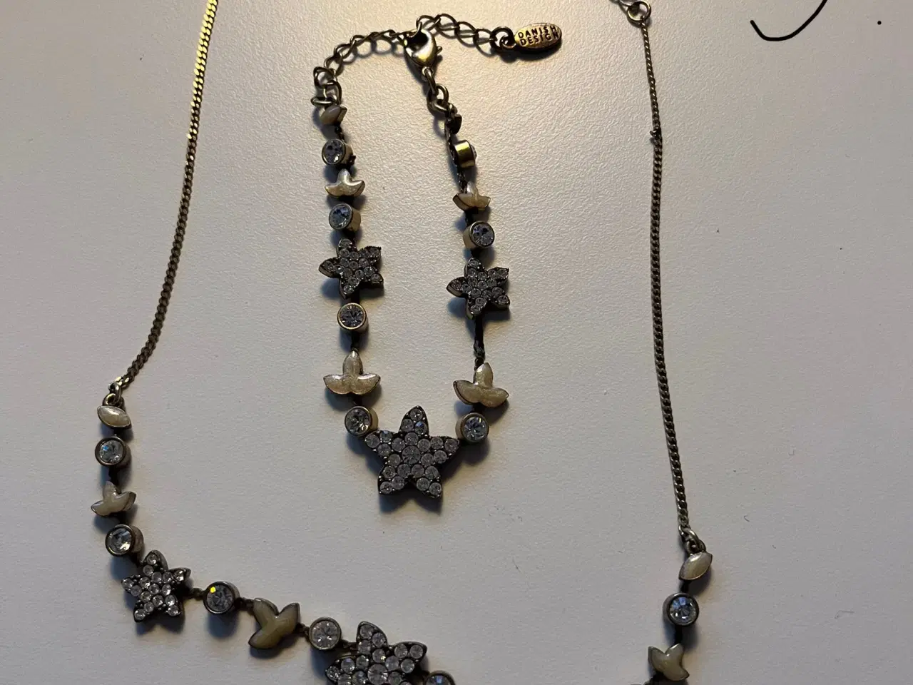 Billede 1 - Pilgrim smykkesæt armbånd & halskæde