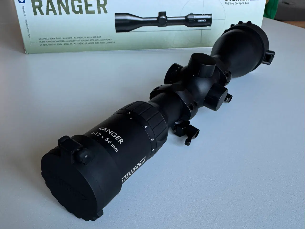 Billede 3 - Steiner Ranger 3–12x56 | 4A-I | Meget flot stand