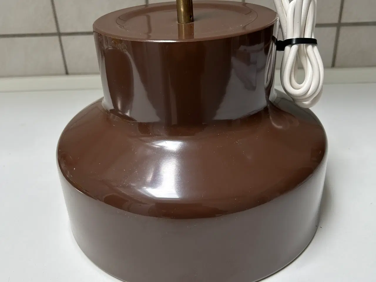 Billede 1 - Vintage pendel i brun