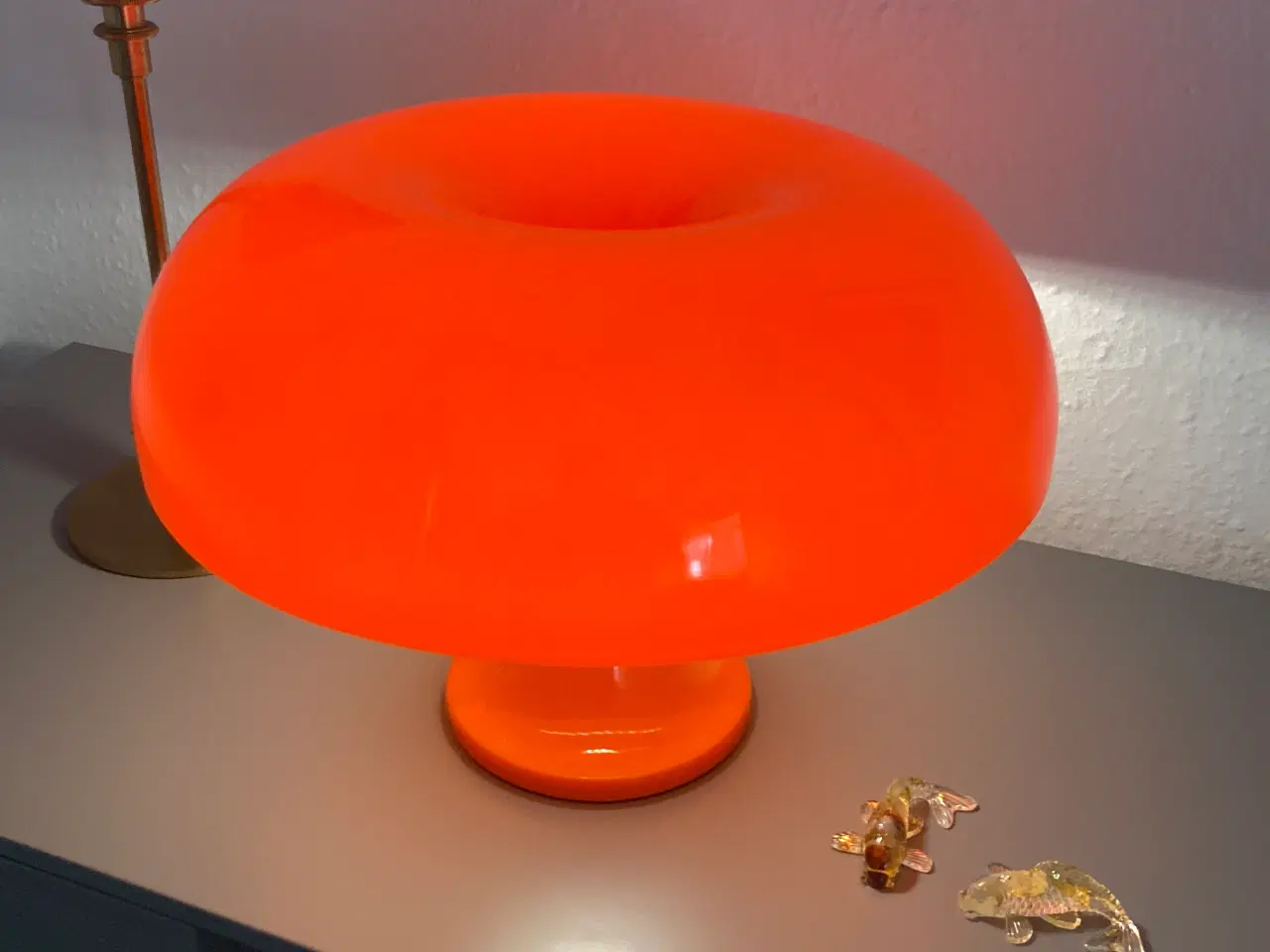 Billede 7 - Lampe orange “retro”