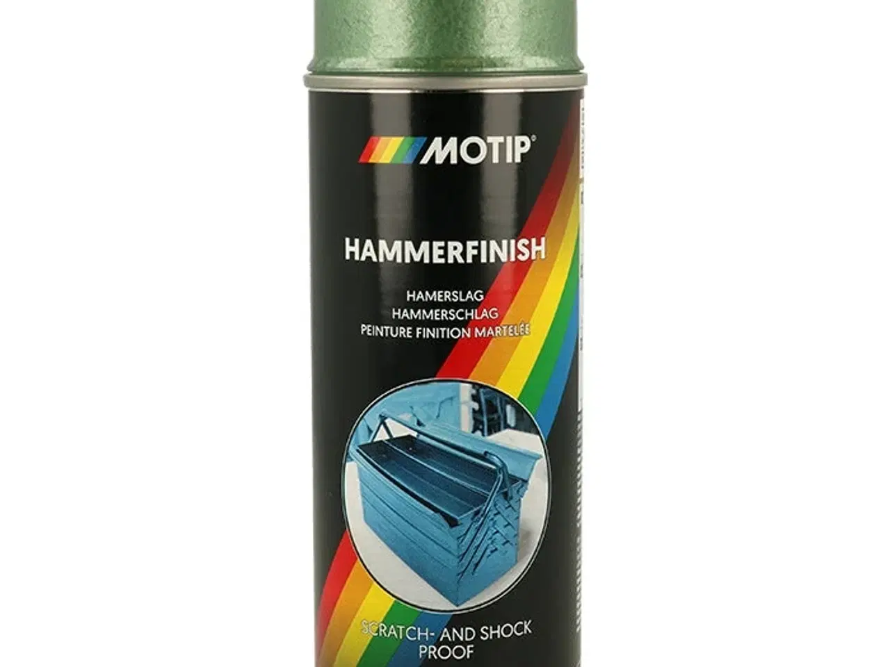 Billede 1 - Motip Hammerlak spray grøn 400ml.